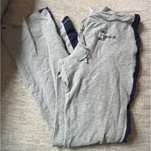 Peanuts by Schulz Snoopy Gray Sweatpants Size XL Lounge Pants Embroidered Logo‎